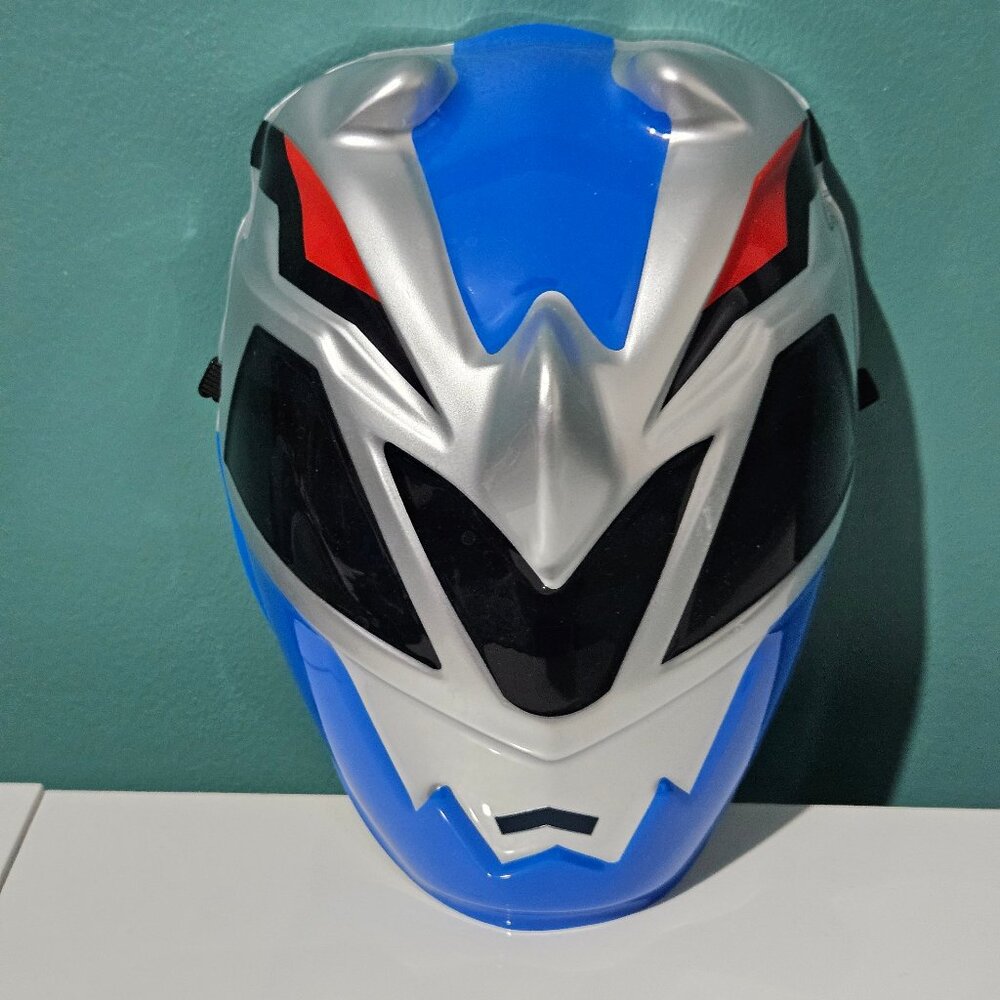 Power Rangers Dino Fury Blue Ranger Mask 2021 Disguise Halloween Cosplay